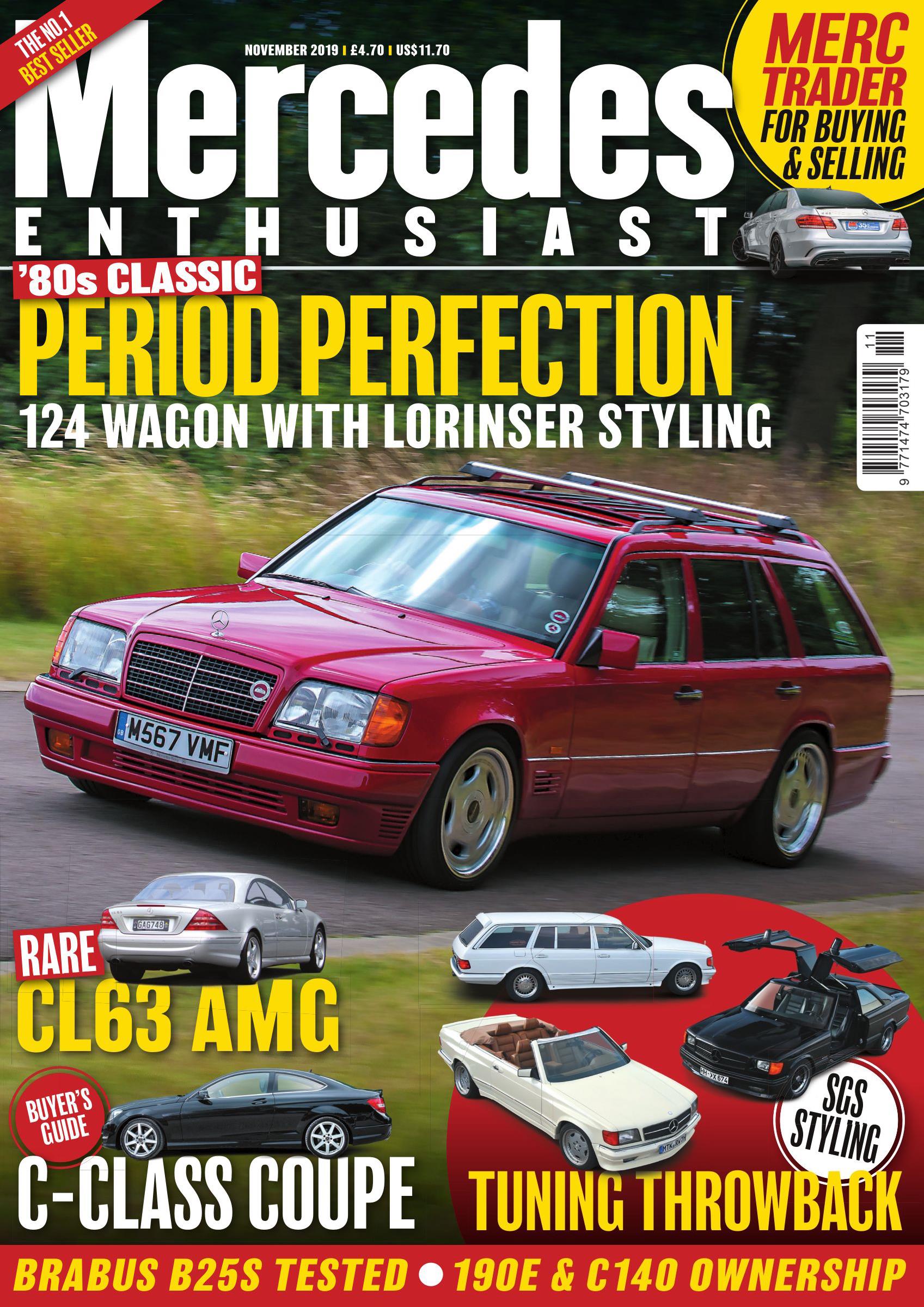 Журнал Mercedes enthusiast. November 2019